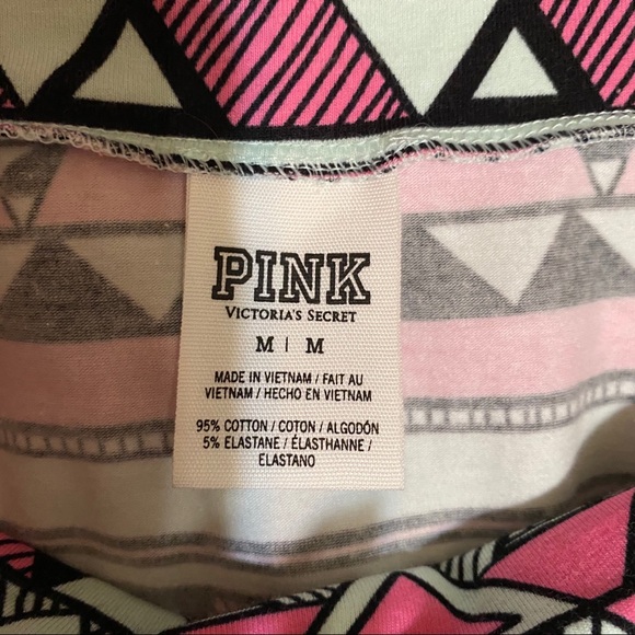 PINK mini skirt in black, white + light blue print - Picture 4 of 4